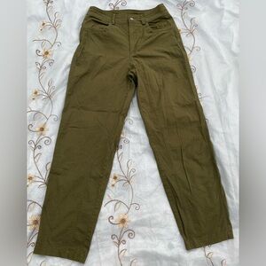 Army green joggers